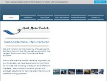 Tablet Screenshot of martelmarinepanels.com